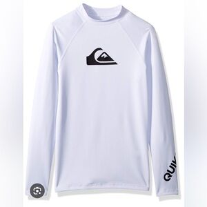 Quiksilver Boys' All Time Long Sleeve Surf Tee Rashguard Lilac Purple